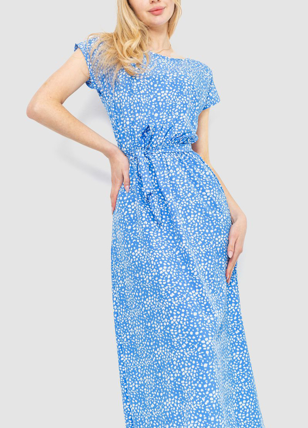 Блакитна кежуал сукня Ager з абстрактним візерунком