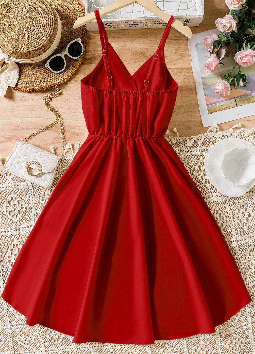 Красное платье SHEIN (367018288)