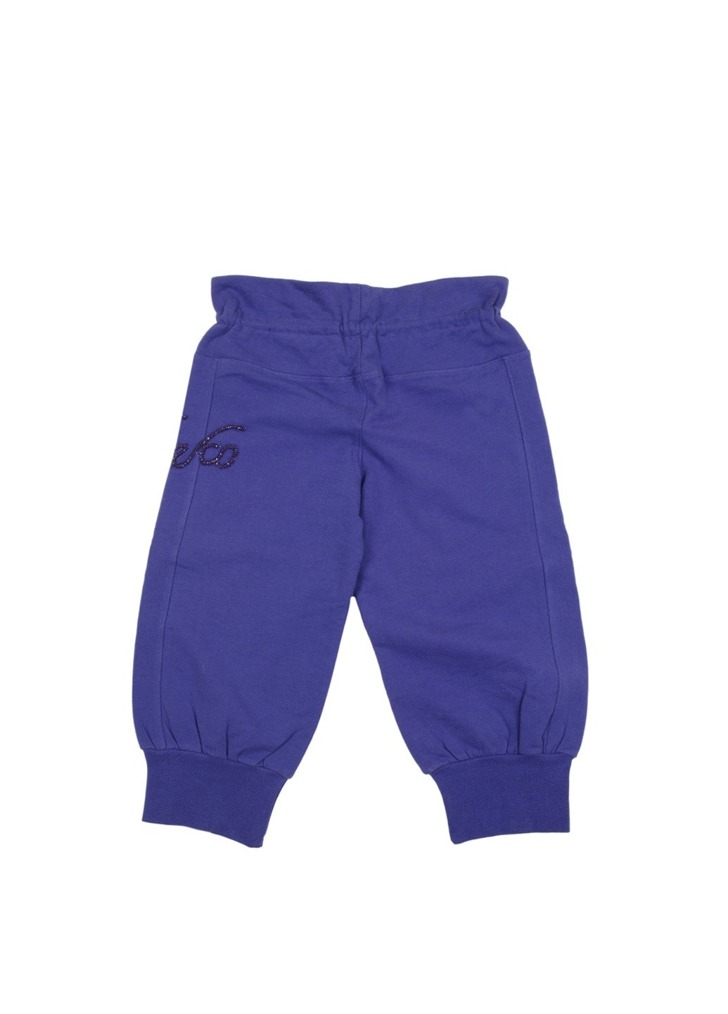 Фиолетовые спортивные демисезонные со средней талией брюки Pinko