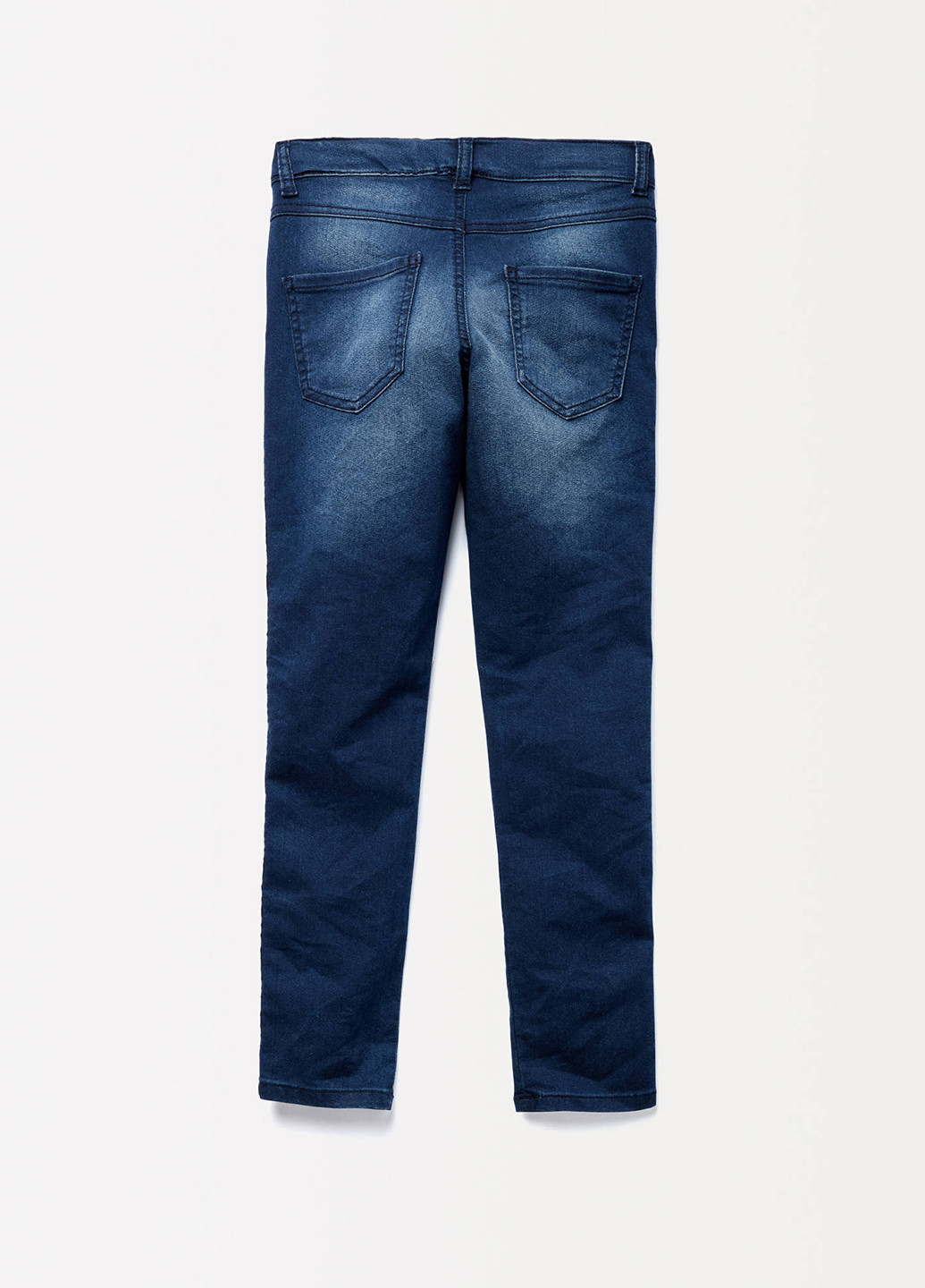Темно-синие демисезонные зауженные джинсы United Colors of Benetton