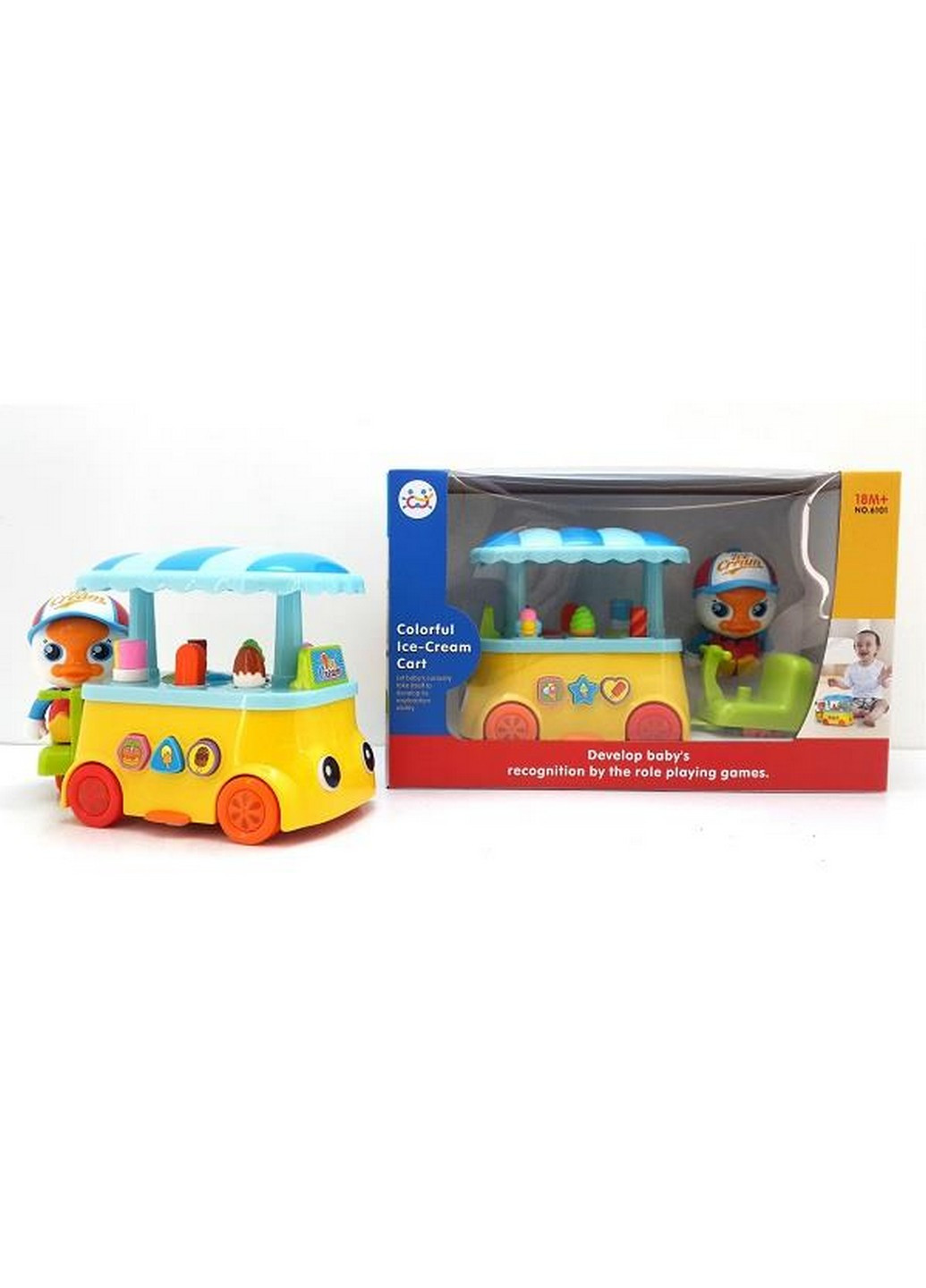 Іграшка Візок із морозивом 30х19х13,5 см Huile Toys (228856567)