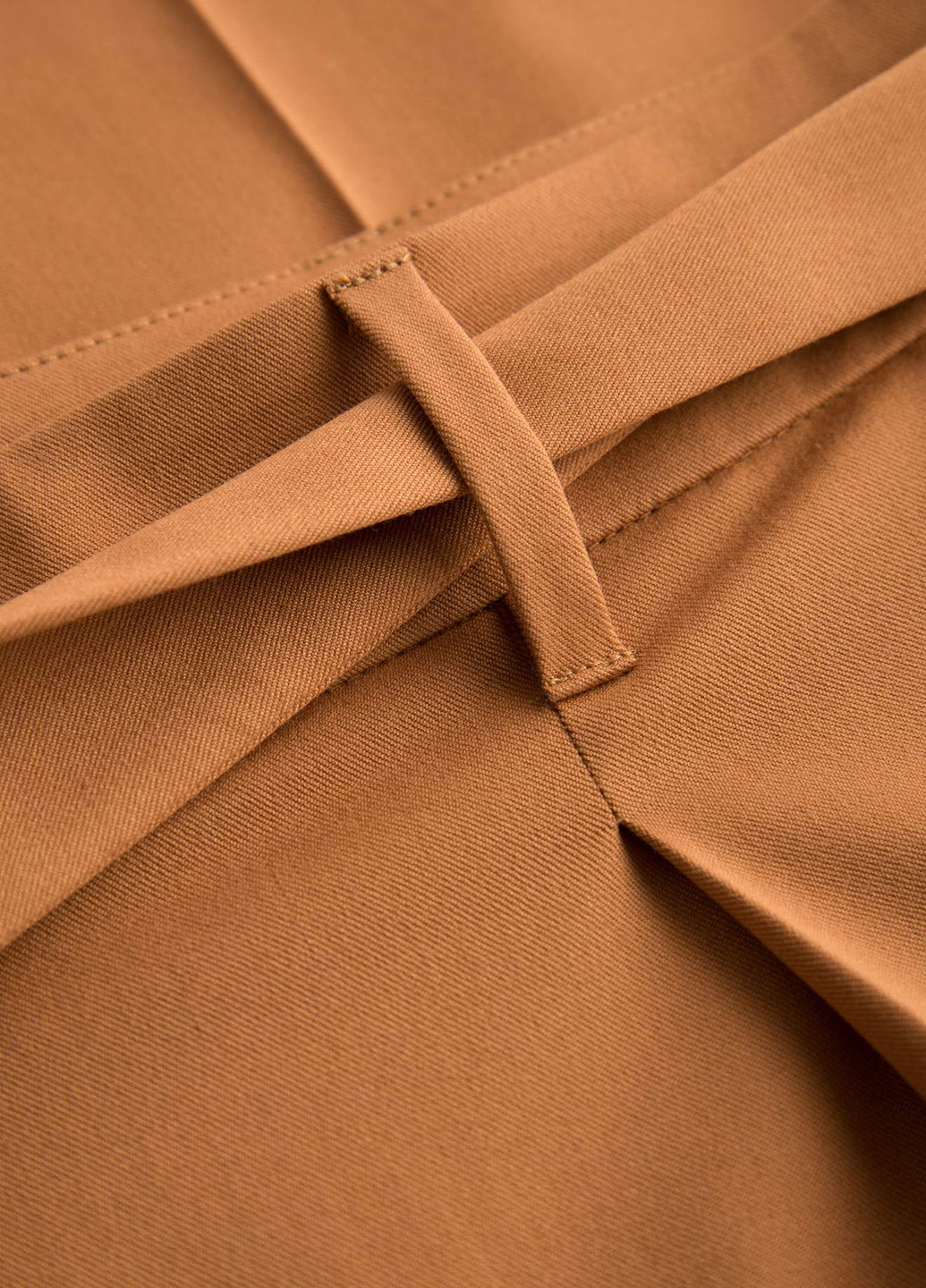Светло-коричневые кэжуал демисезонные прямые брюки Orsay