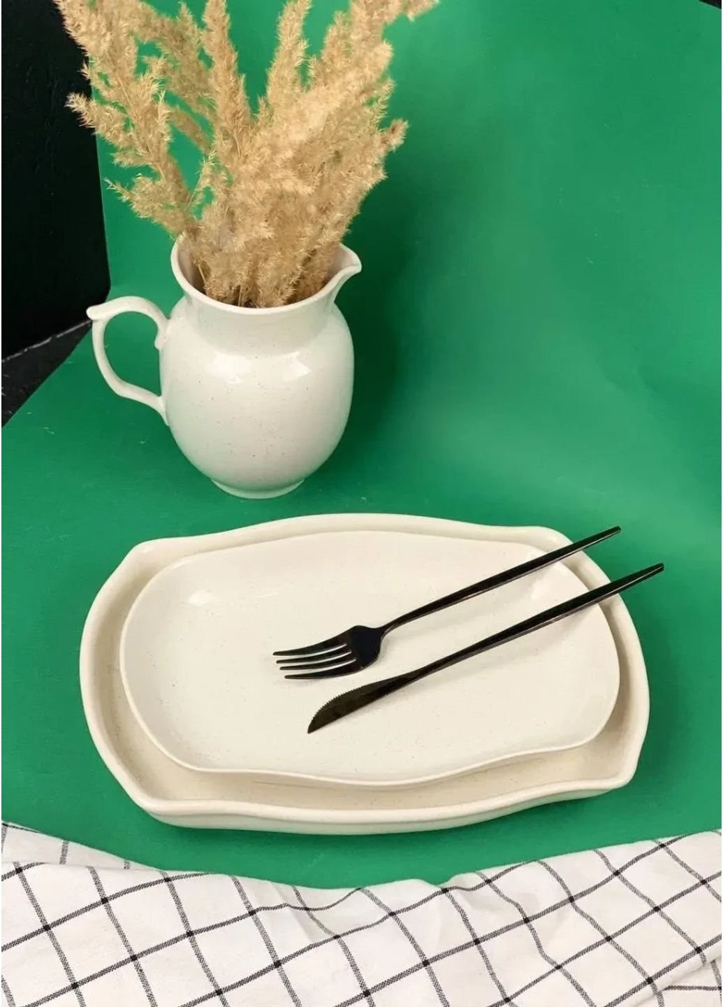 Блюдо сервировочное Sand Space Cappuccino Вересень К-7202 27х17.5х4 см No Brand (253628639)