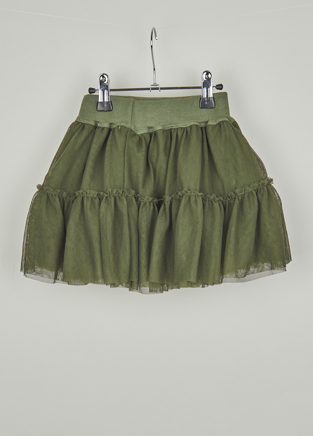 Оливковая (хаки) кэжуал юбка Marasil мини