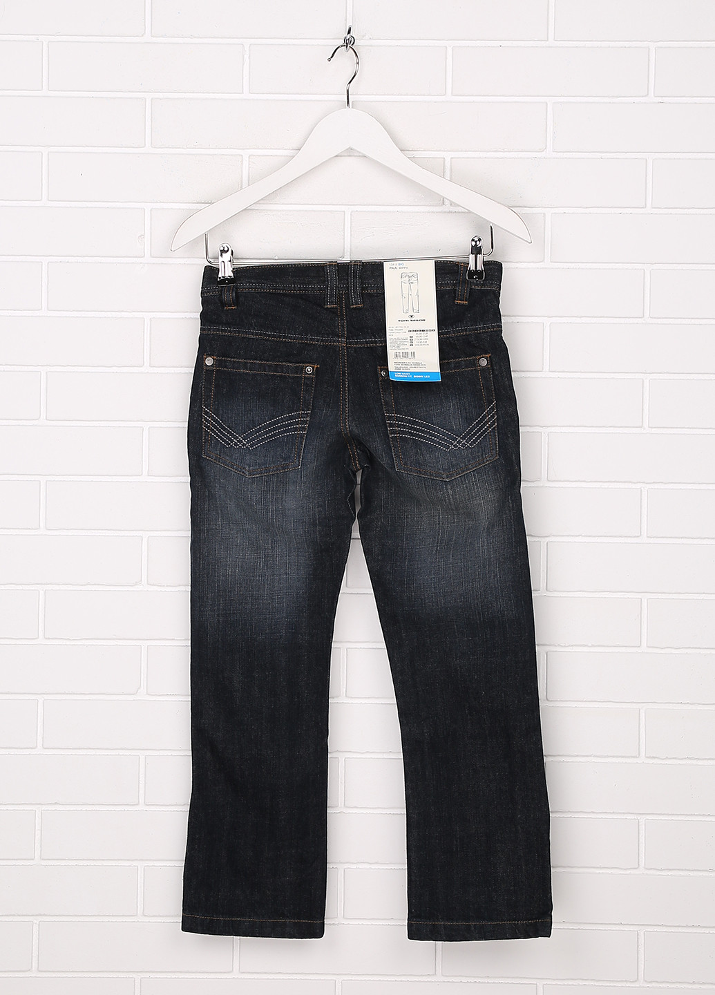 Темно-синие демисезонные со средней талией джинсы Tom Tailor