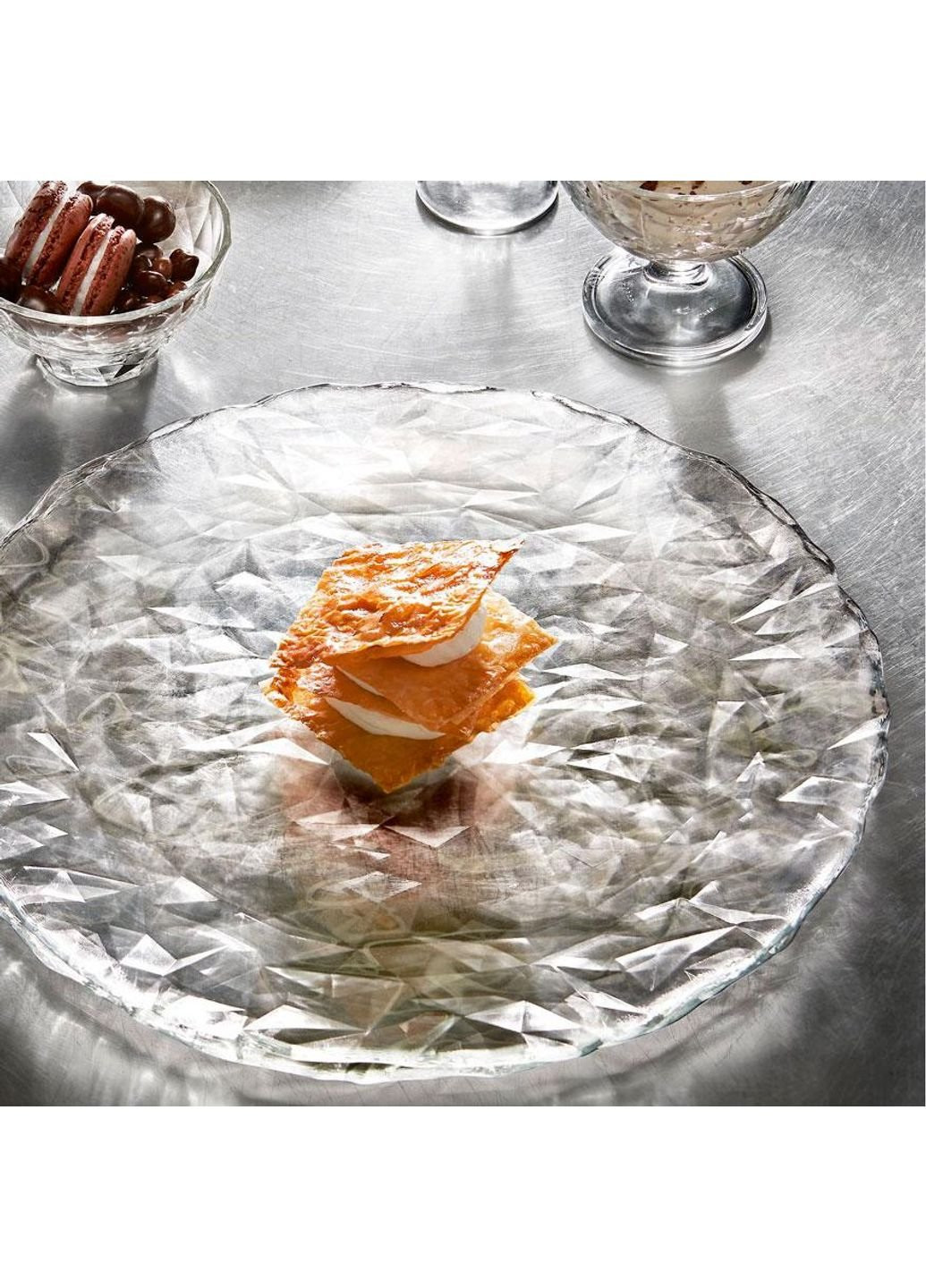 Блюдо стеклянное 33 см Diamond 431250-F-26321990 Bormioli Rocco (253628873)