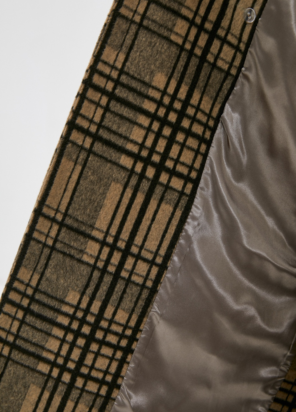 Коричневое демисезонное Пальто демисезонное коричневое 1793GR DANNA