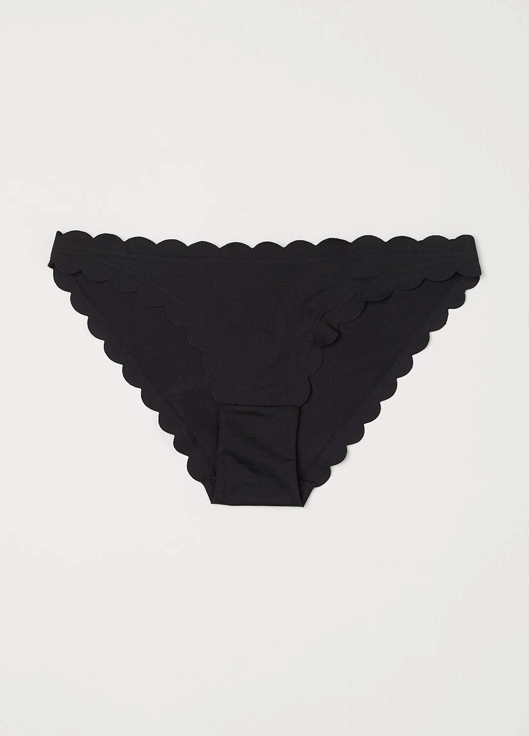 Черные купальные трусики однотонные H&M