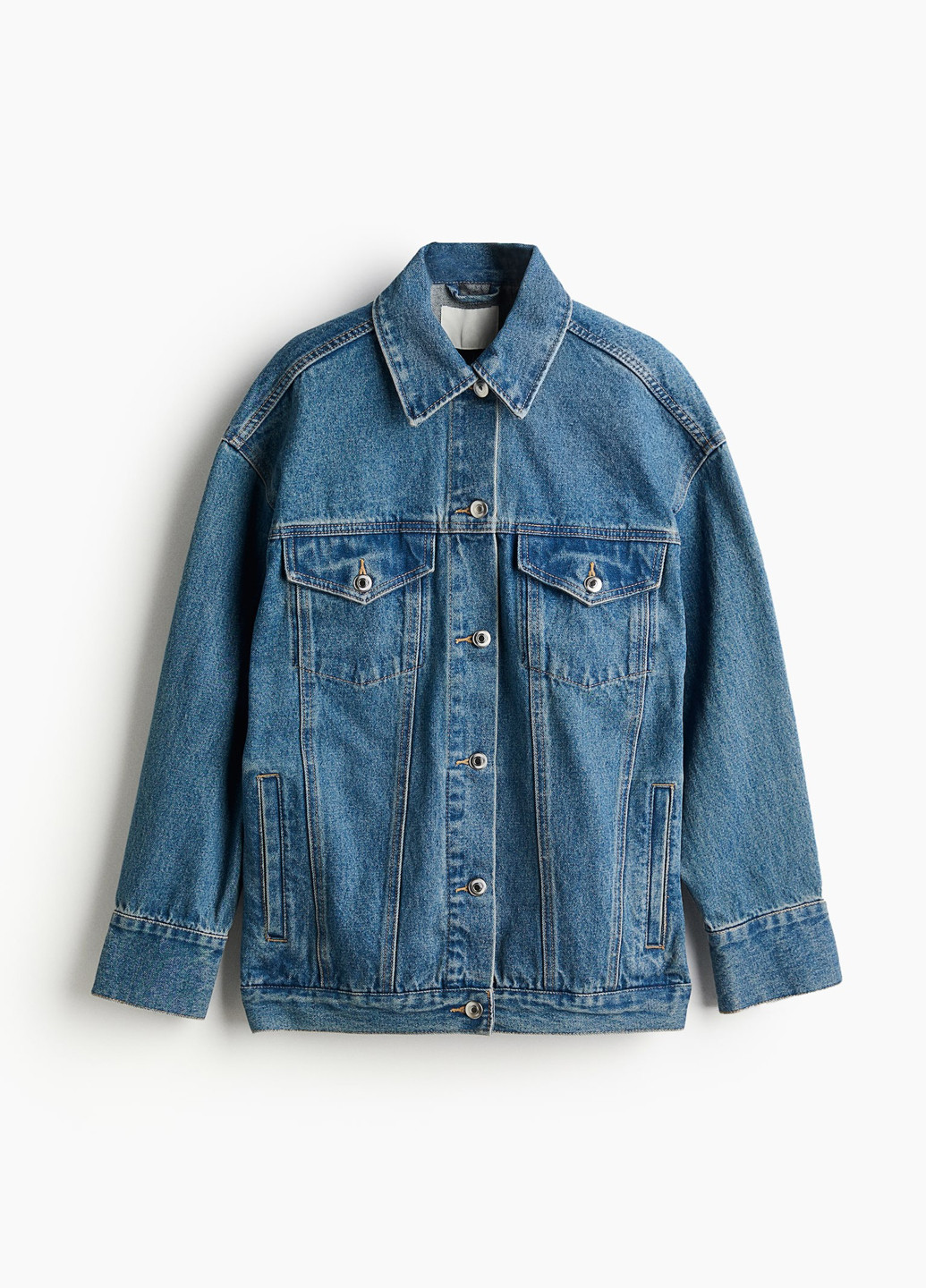 Синя демісезонна куртка H&M