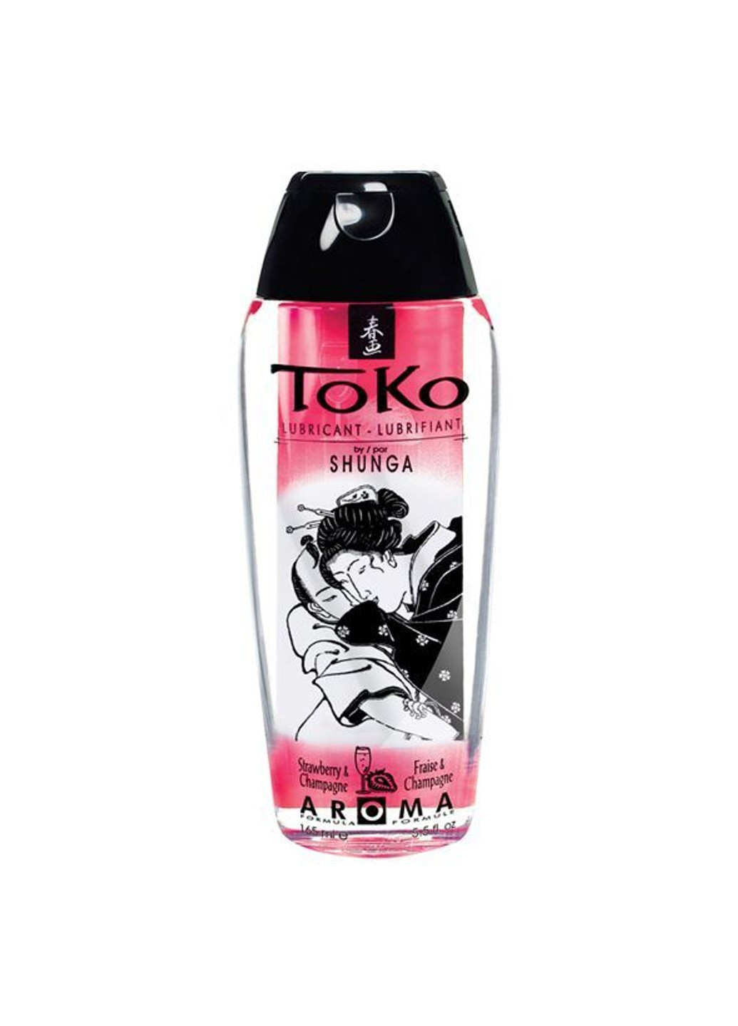 Лубрикант на водной основе Toko AROMA - Sparkling Strawberry Wine (165 мл), не содержит сахар Shunga (256537599)