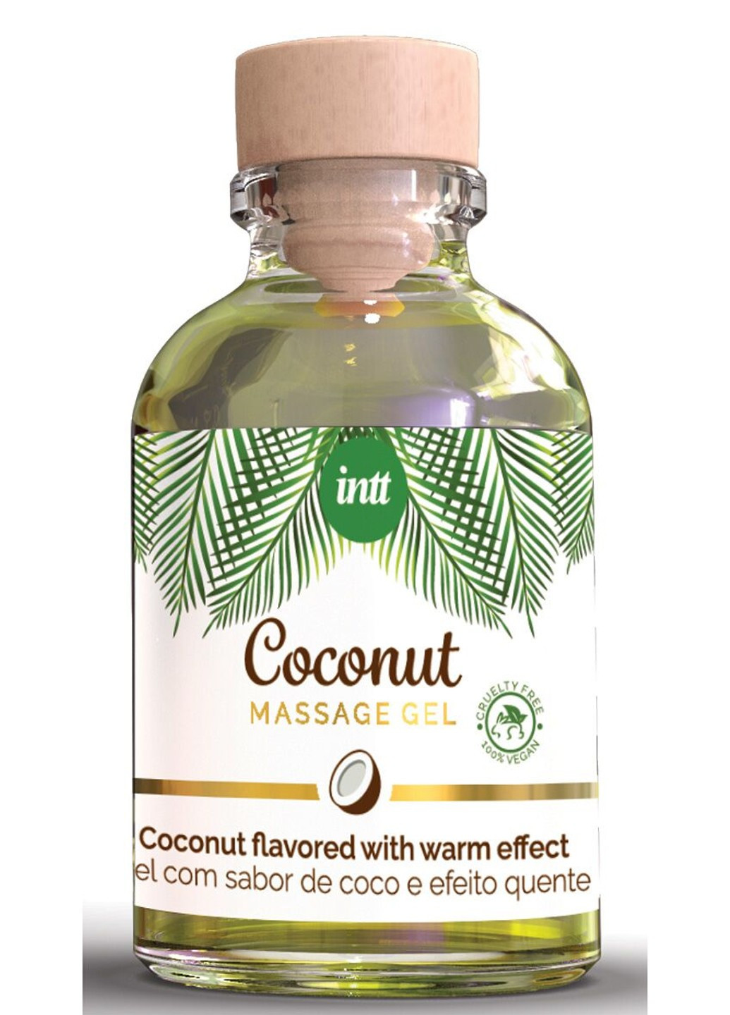 Масажний гель для інтимних зон Coconut Vegan (30 мл) Intt (254046067)
