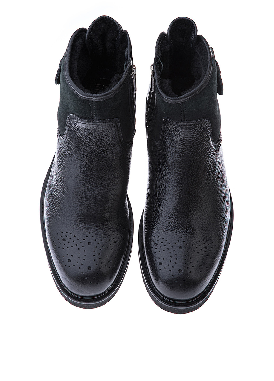 Черные осенние ботинки броги GF.BUTERI