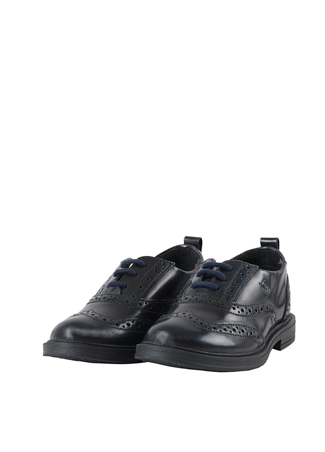 Темно-синие туфли на низком каблуке Naturino