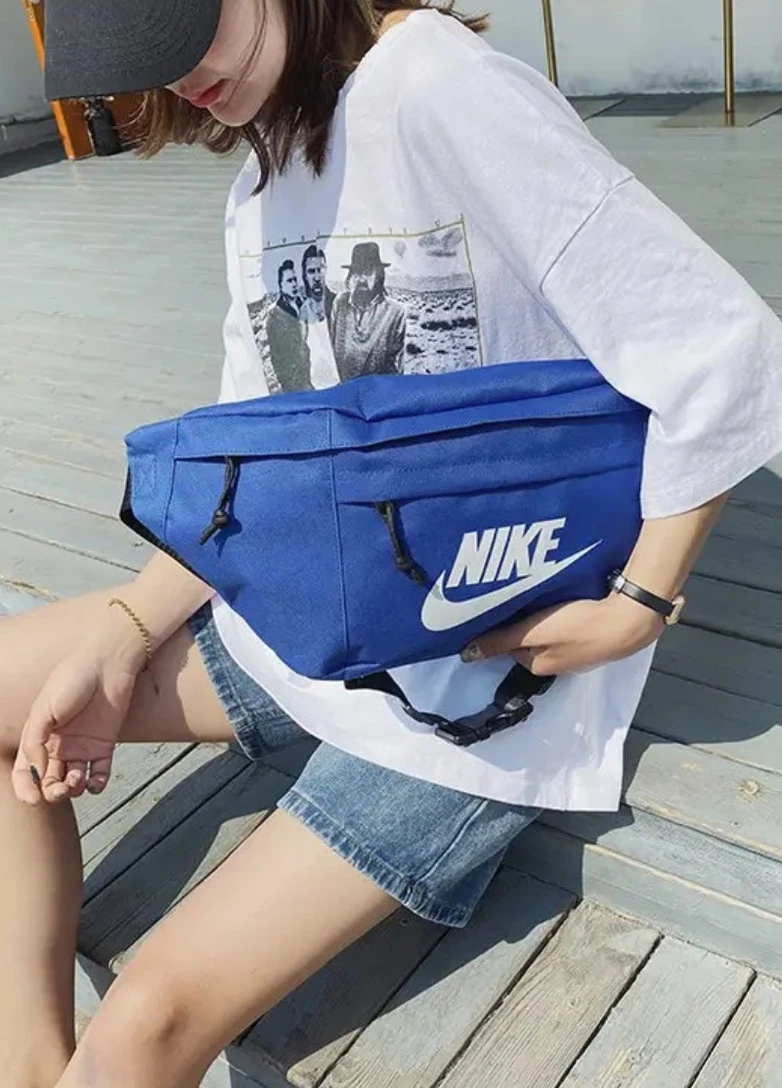 Бананка велика Nike Tech Hip Pack поясна сумка найк синя No Brand (253384180)