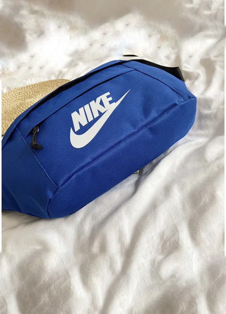 Бананка большая Tech Hip Pack поясная сумка найк синяя Nike (253384180)