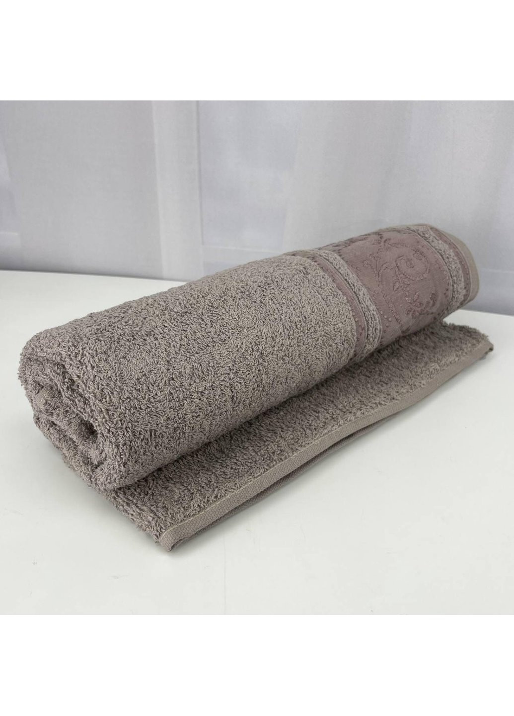 Power полотенце банное махровое febo vip cotton ecre турция 6374 коричневое 70х140 см комбинированный производство - Турция