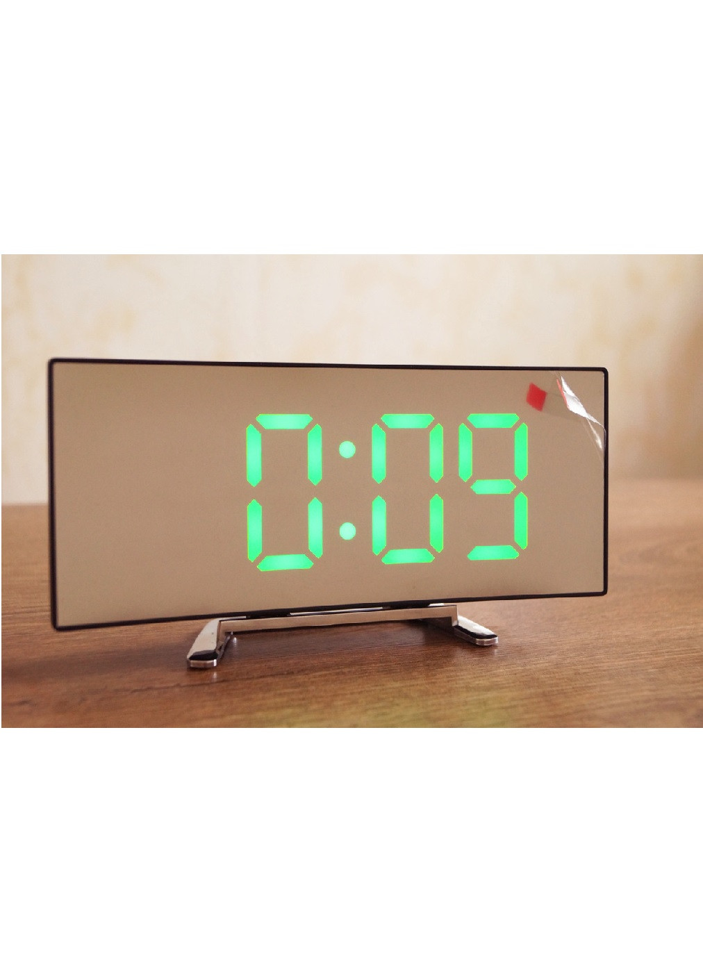 Електронні цифровий дзеркальний настільний годинник з зеленою LED підсвіткою будильник температура дата (472948-Prob) Francesco Marconi (252564703)