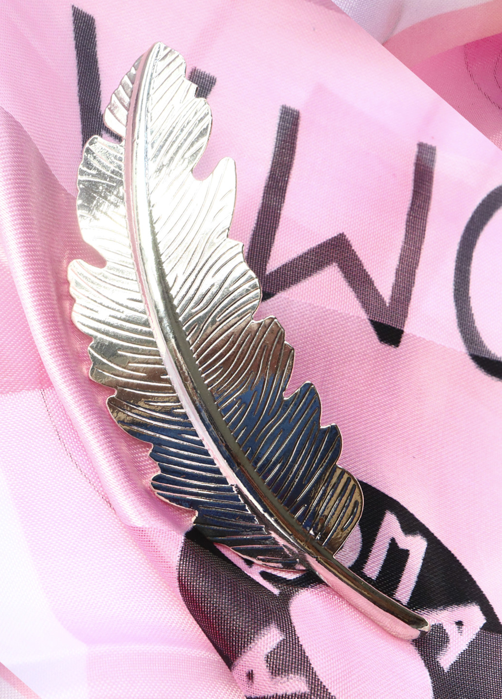 Заколка для волосся "Листок" сріблястий Анна Ясеницька (254300051)