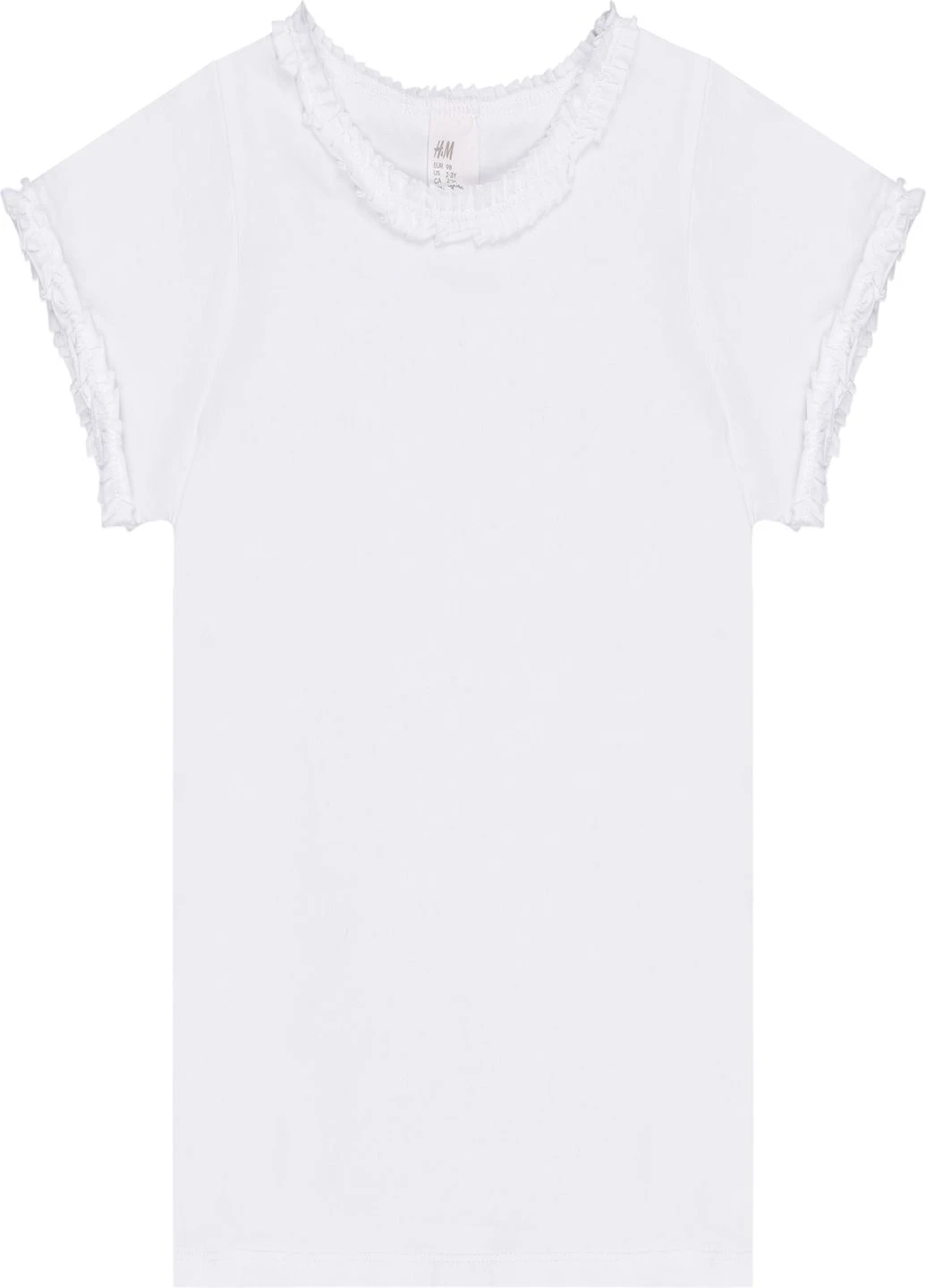 Белая демисезонная топ H&M