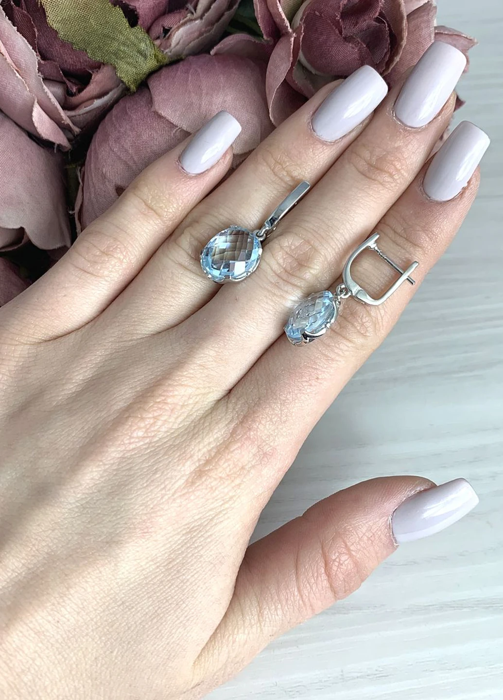 Серьги Silver Flame (219625702)