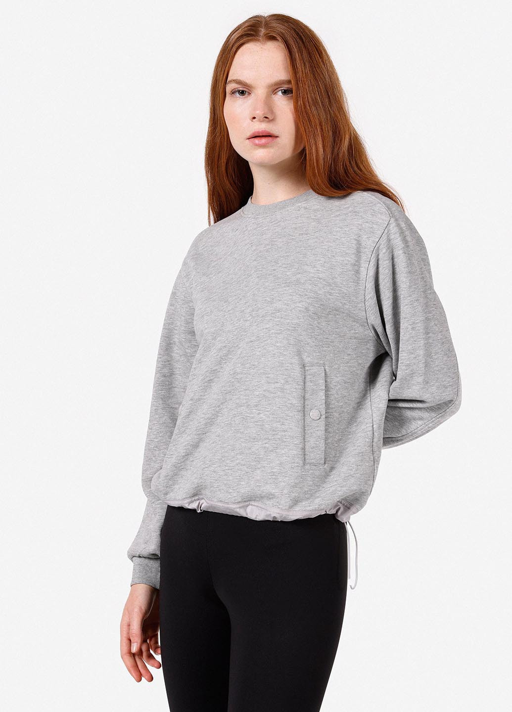 Сірий світшот Colin's меланж без декору (345561924)