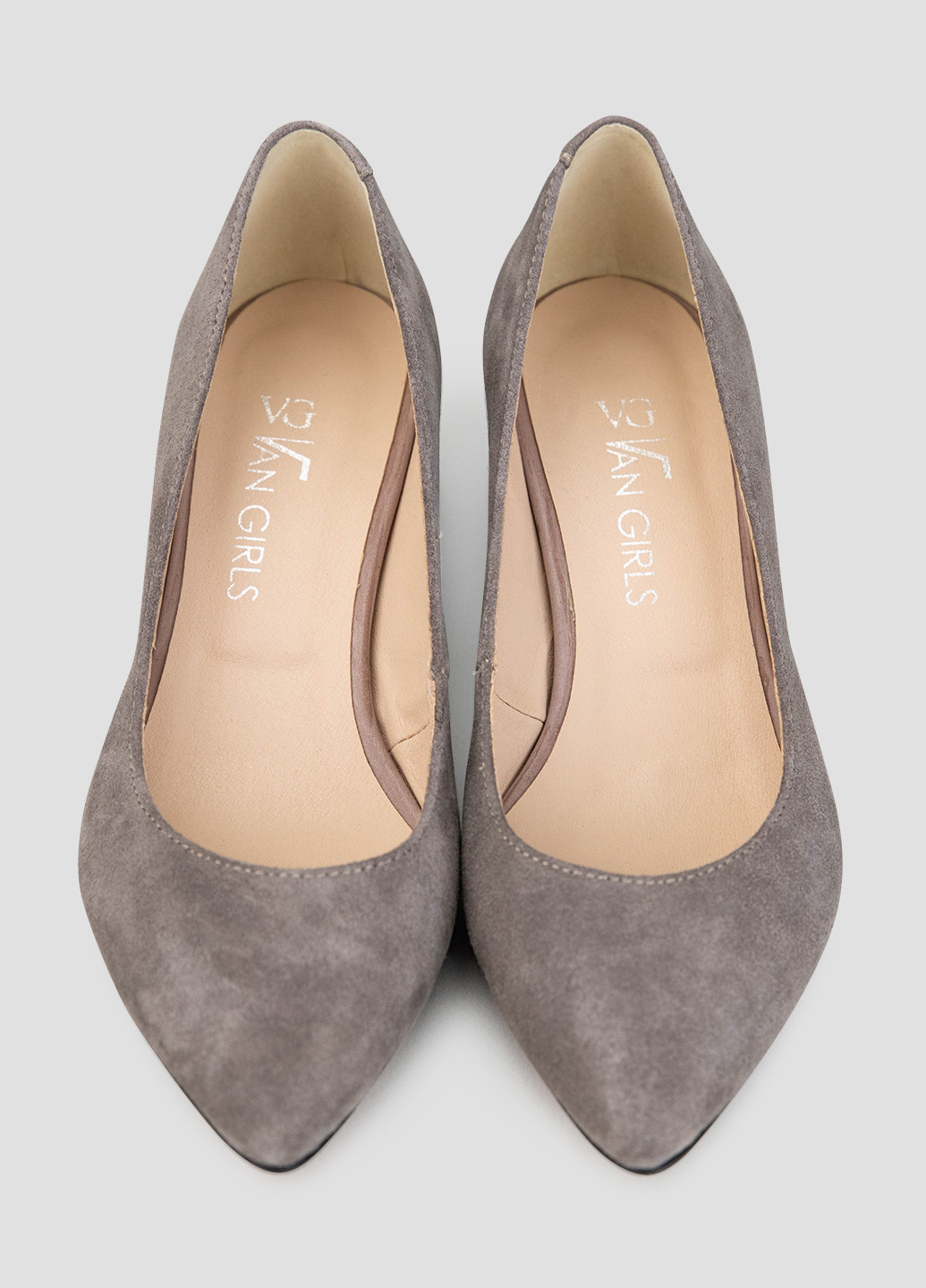 Van Girls Туфлі туфлі-човники сірий з натуральна замша, — демісезон (331812844)