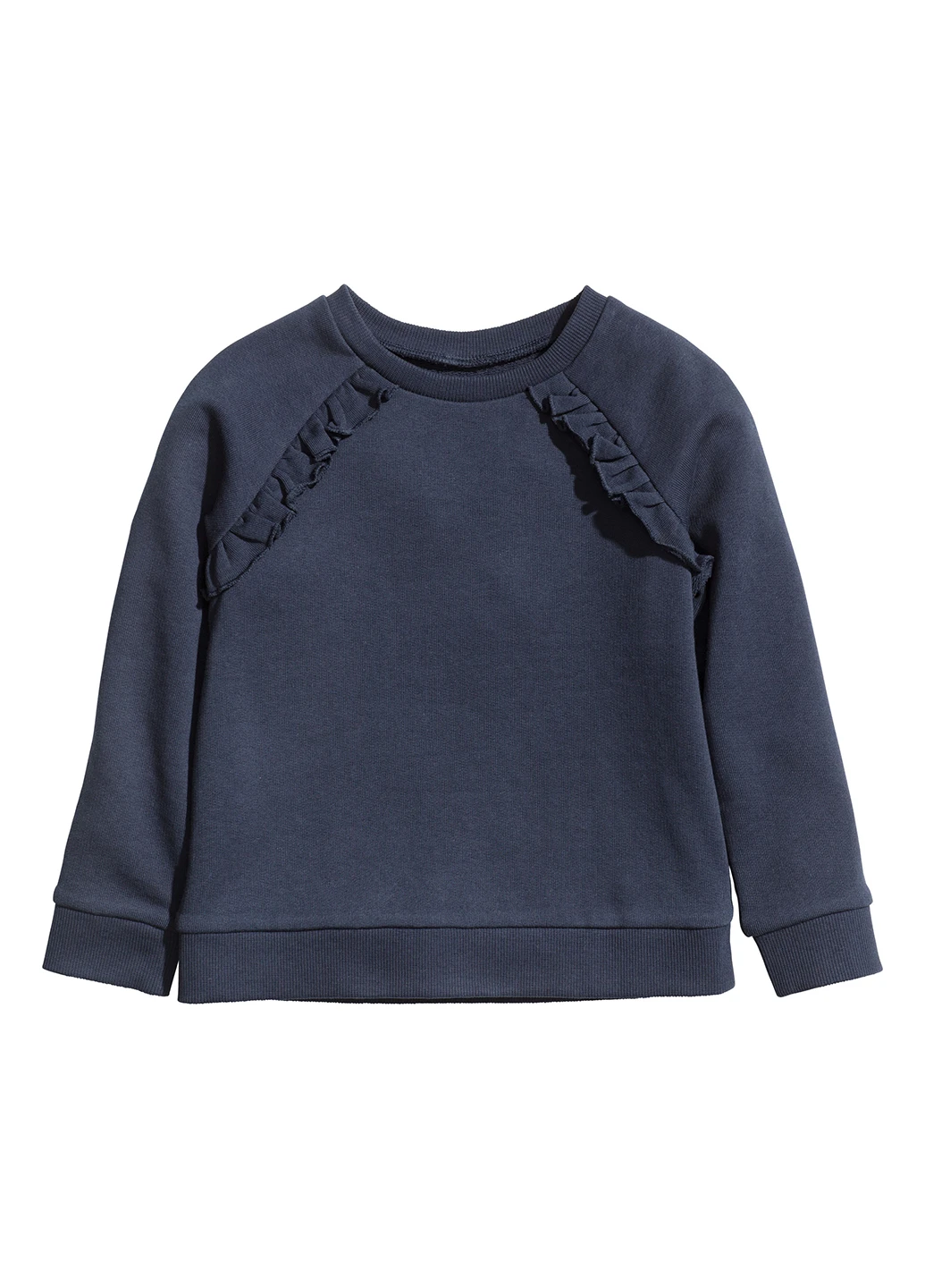 H&M свитшот темно-синий кэжуал