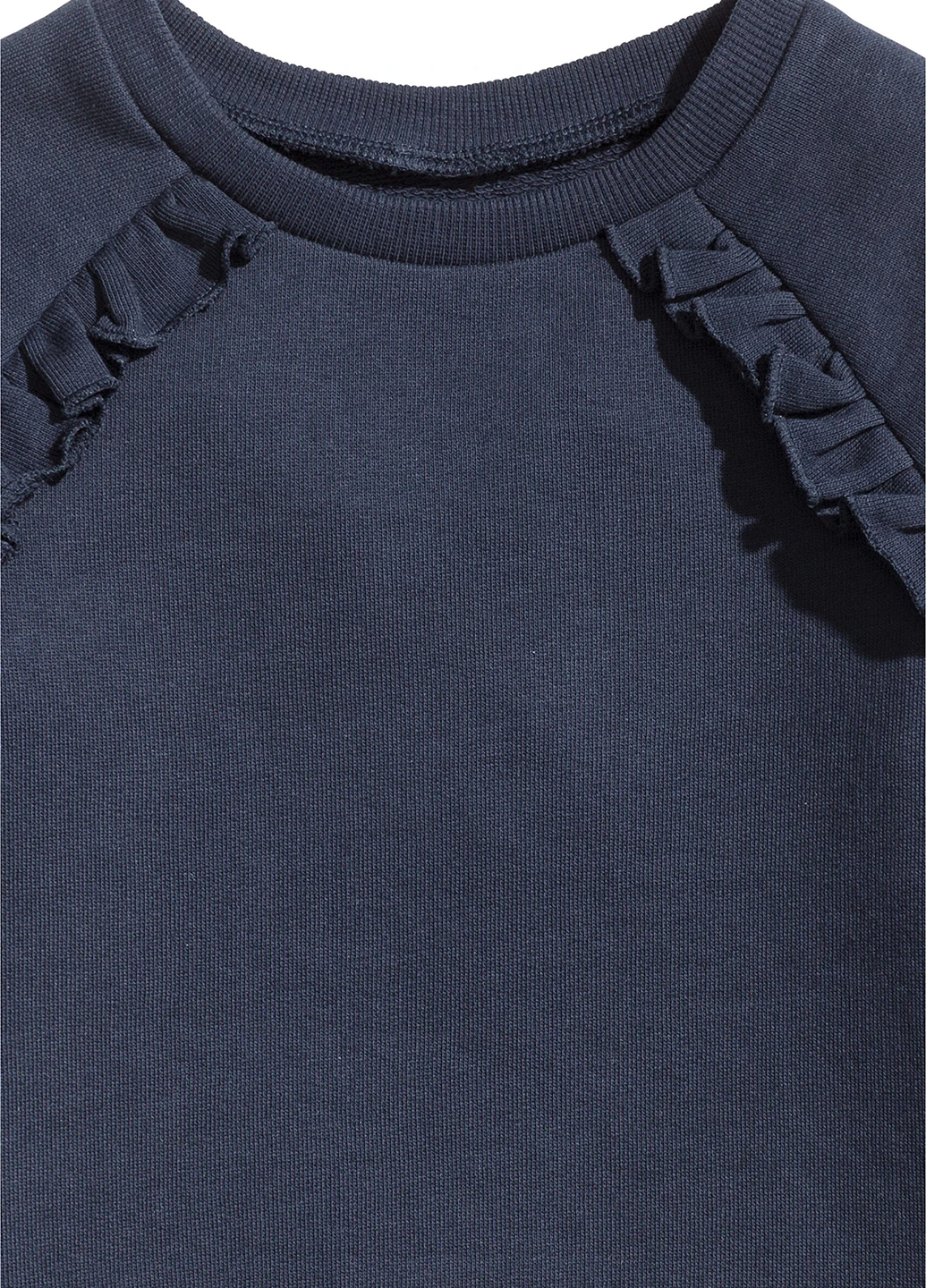 H&M свитшот темно-синий кэжуал