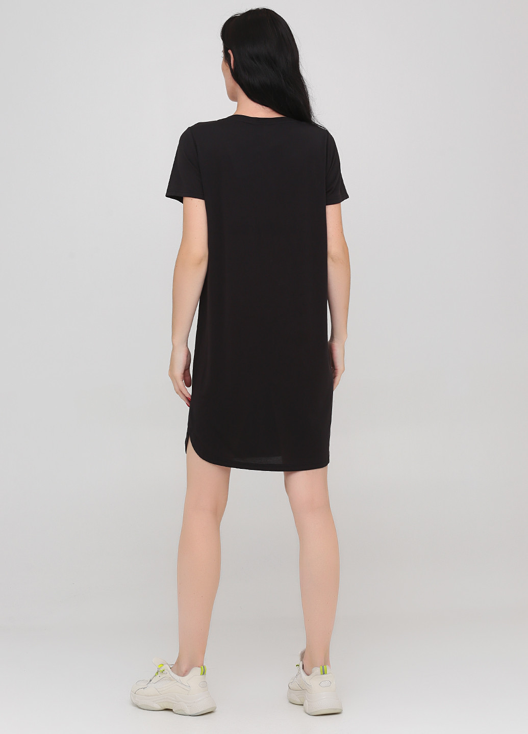 Чорна кежуал сукня сукня-футболка Minimum однотонна