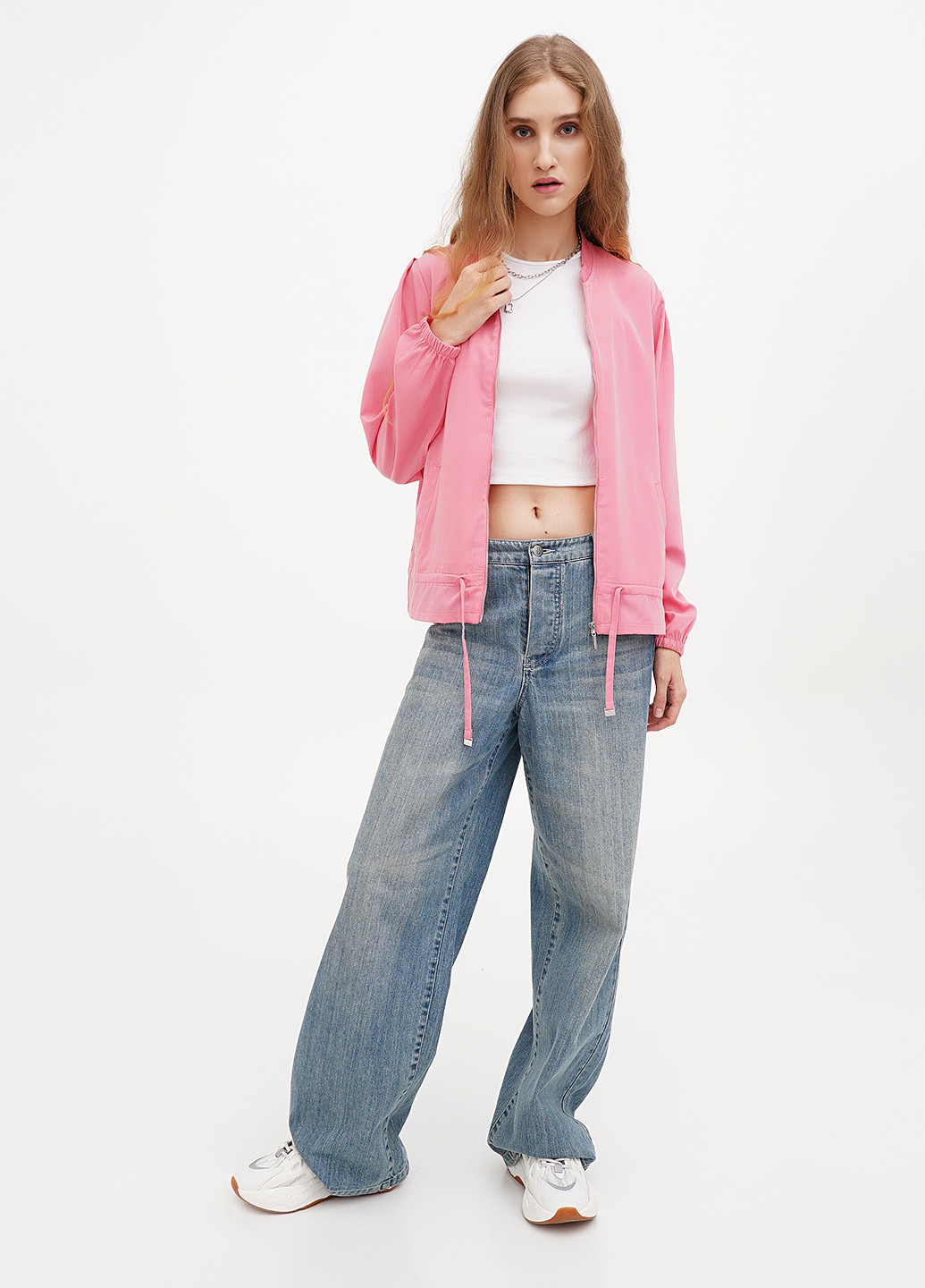 Розовая демисезонная куртка Terranova