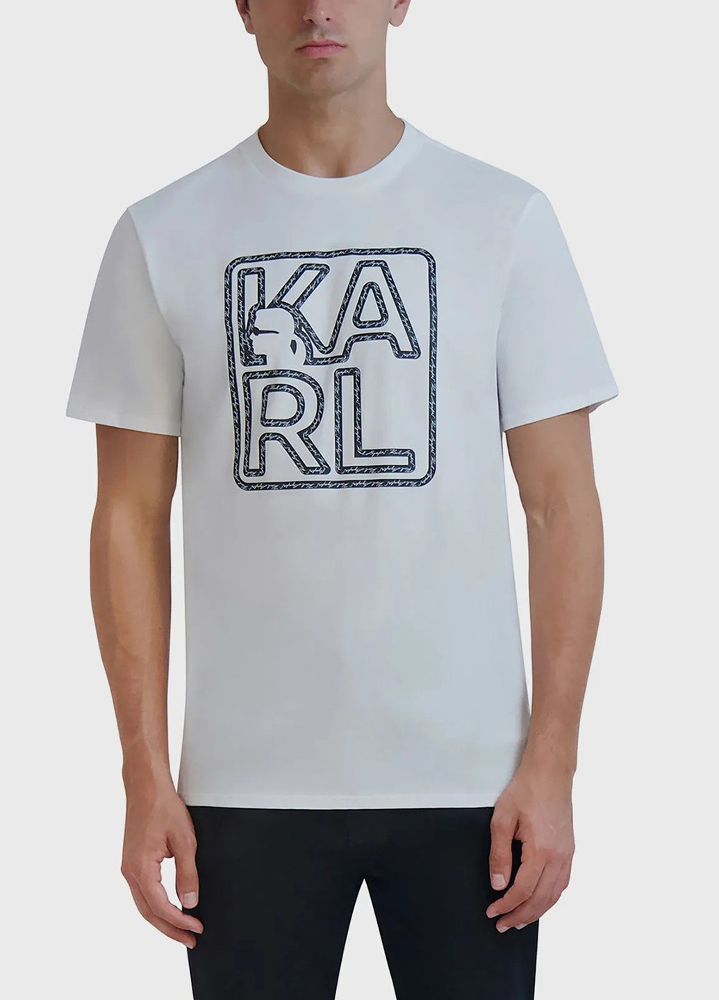 Біла футболка Karl Lagerfeld