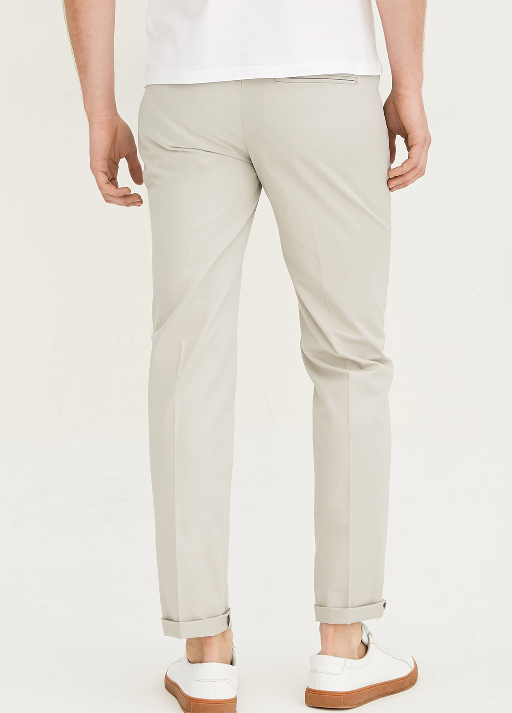 Светло-бежевые кэжуал демисезонные зауженные брюки Jack & Jones