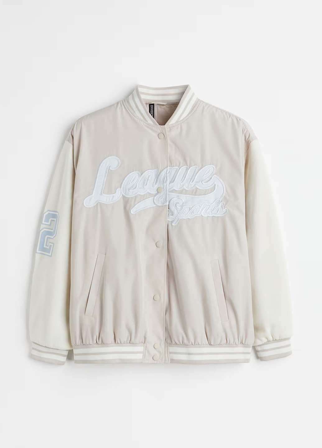 Бомбер H&M бейсбольный на кнопках (322375853)