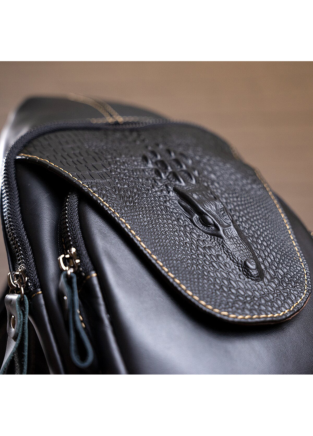 Мужская кожаная сумка 16х29,5х6 см Vintage (252130083)