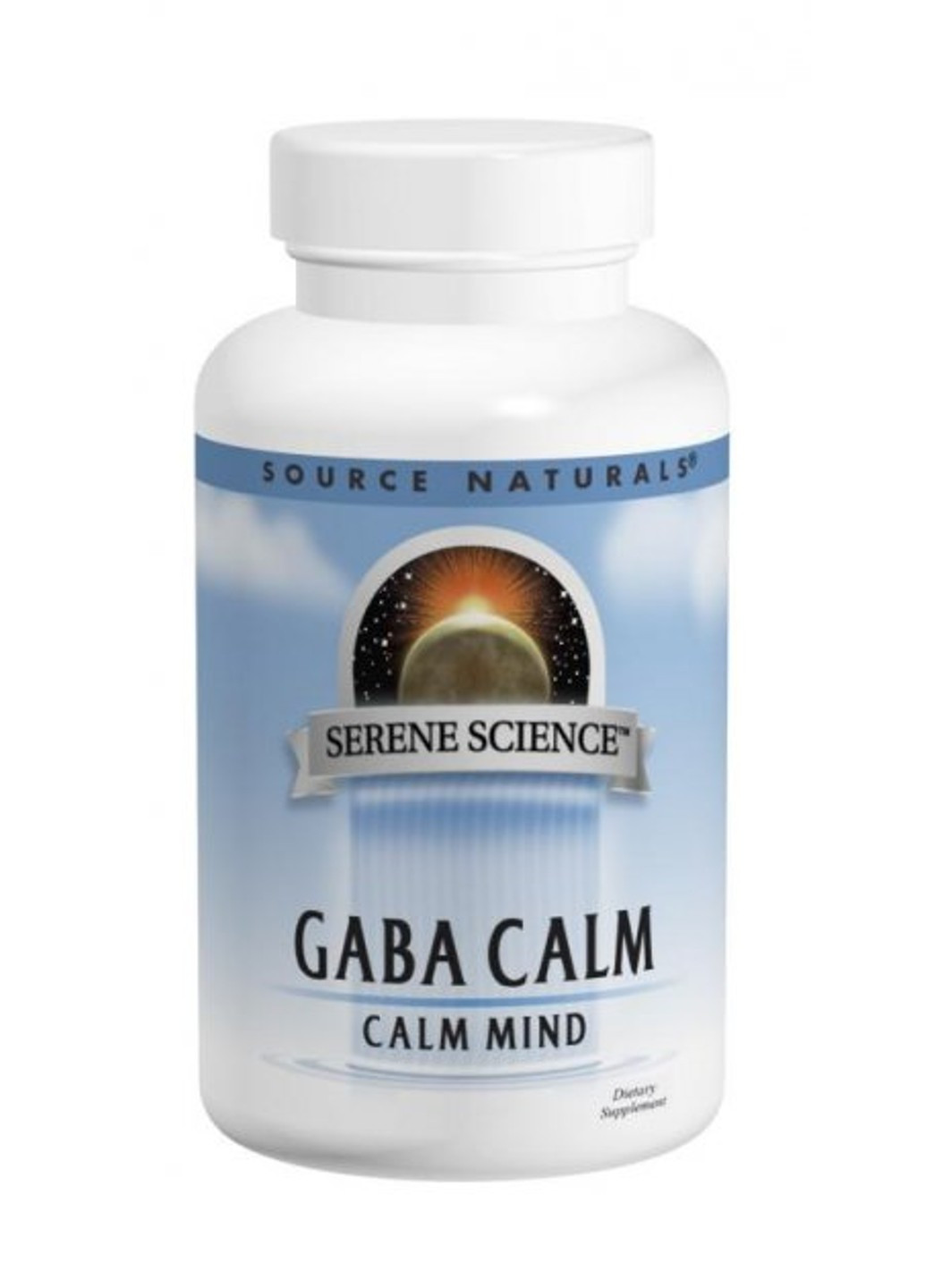 GABA (Гамма-аминомасляная кислота), Вкус Апельсина, Serene Science,, 60 таблеток для рассасывания Source Naturals (255363269)