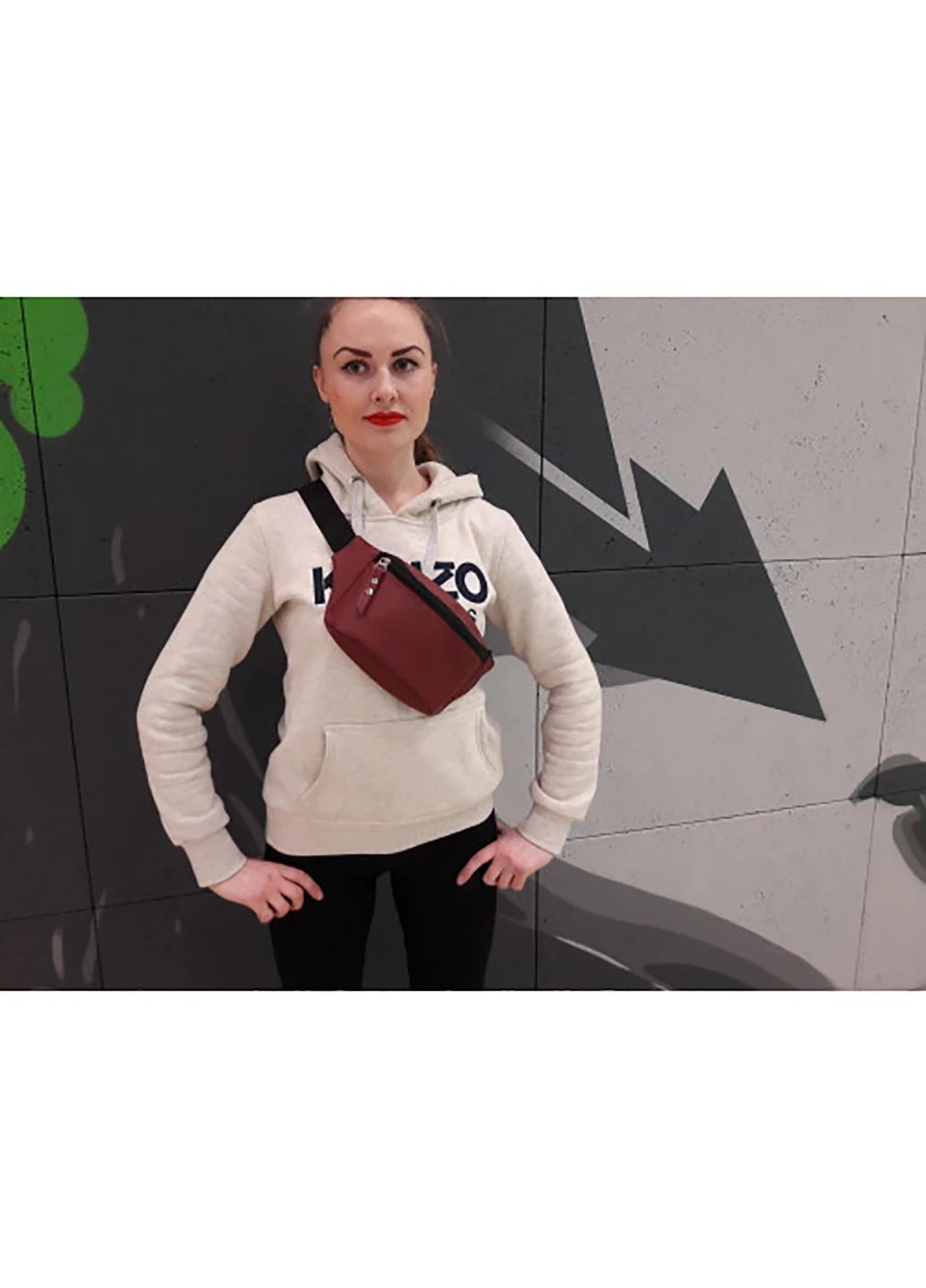 Женская сумка на пояс (бананка) 31х12х5 см Sambag (242187820)