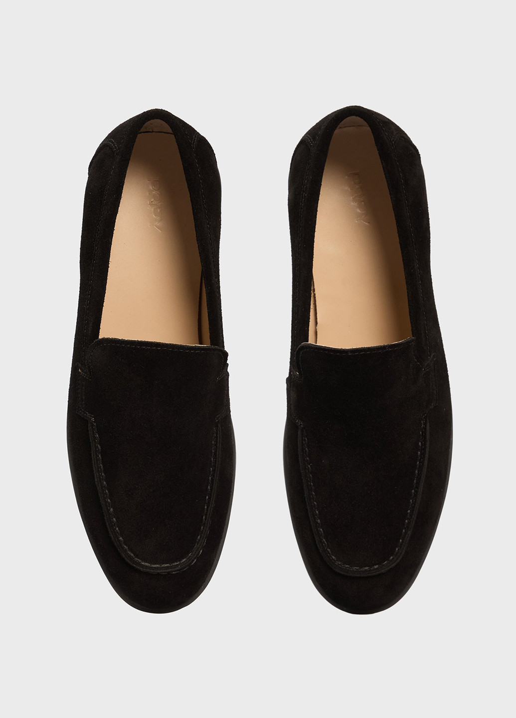 Черные кэжуал туфли PRPY без шнурков