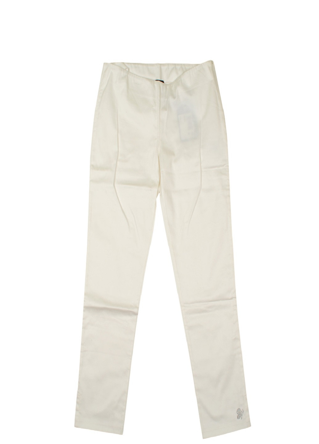 Белые кэжуал демисезонные брюки Viaelisa