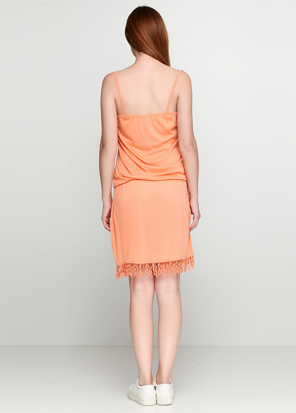 Оранжевое кэжуал платье Buffalo London однотонное