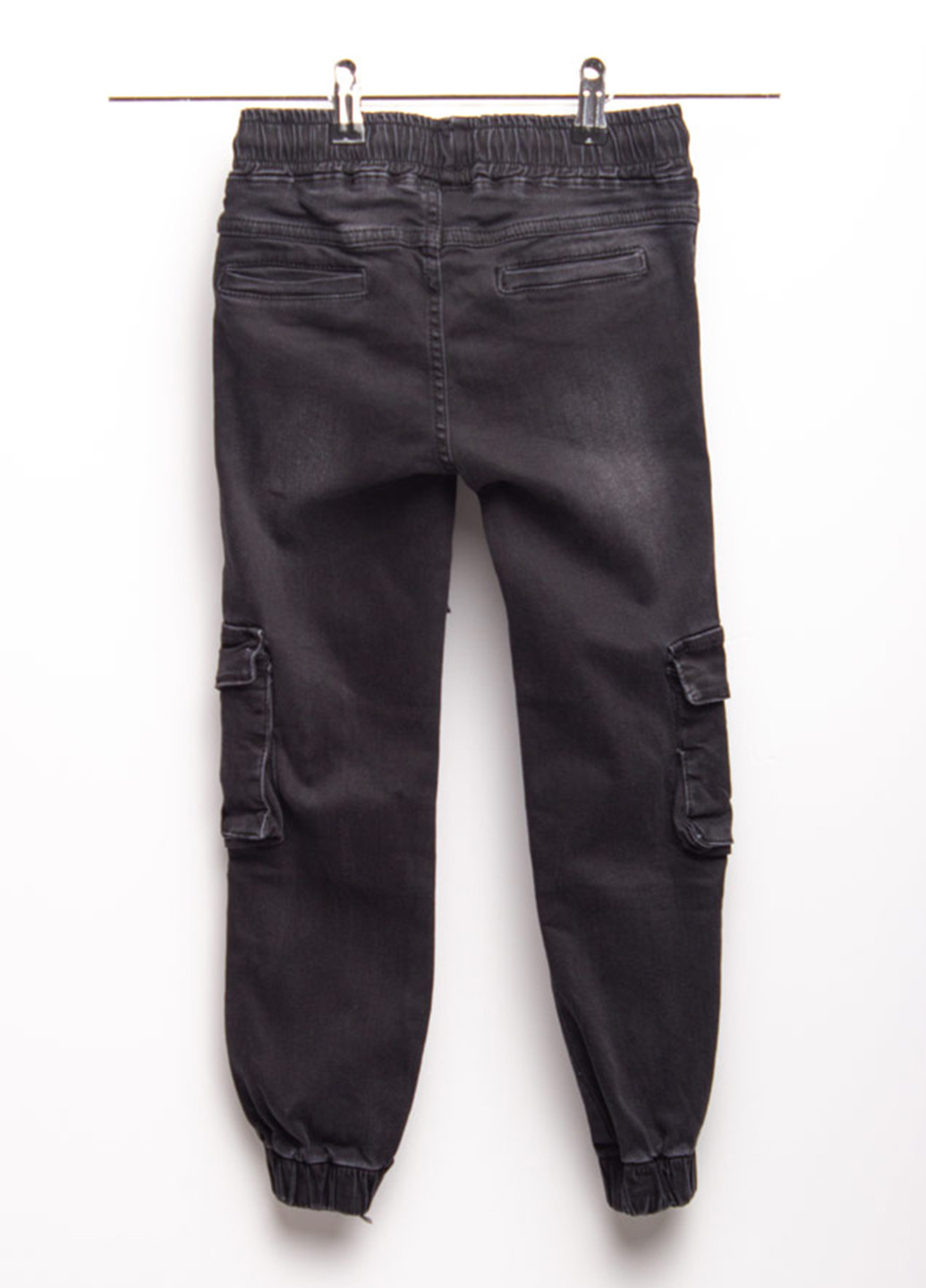 Темно-серые демисезонные карго, зауженные, джоггеры джинсы Altun