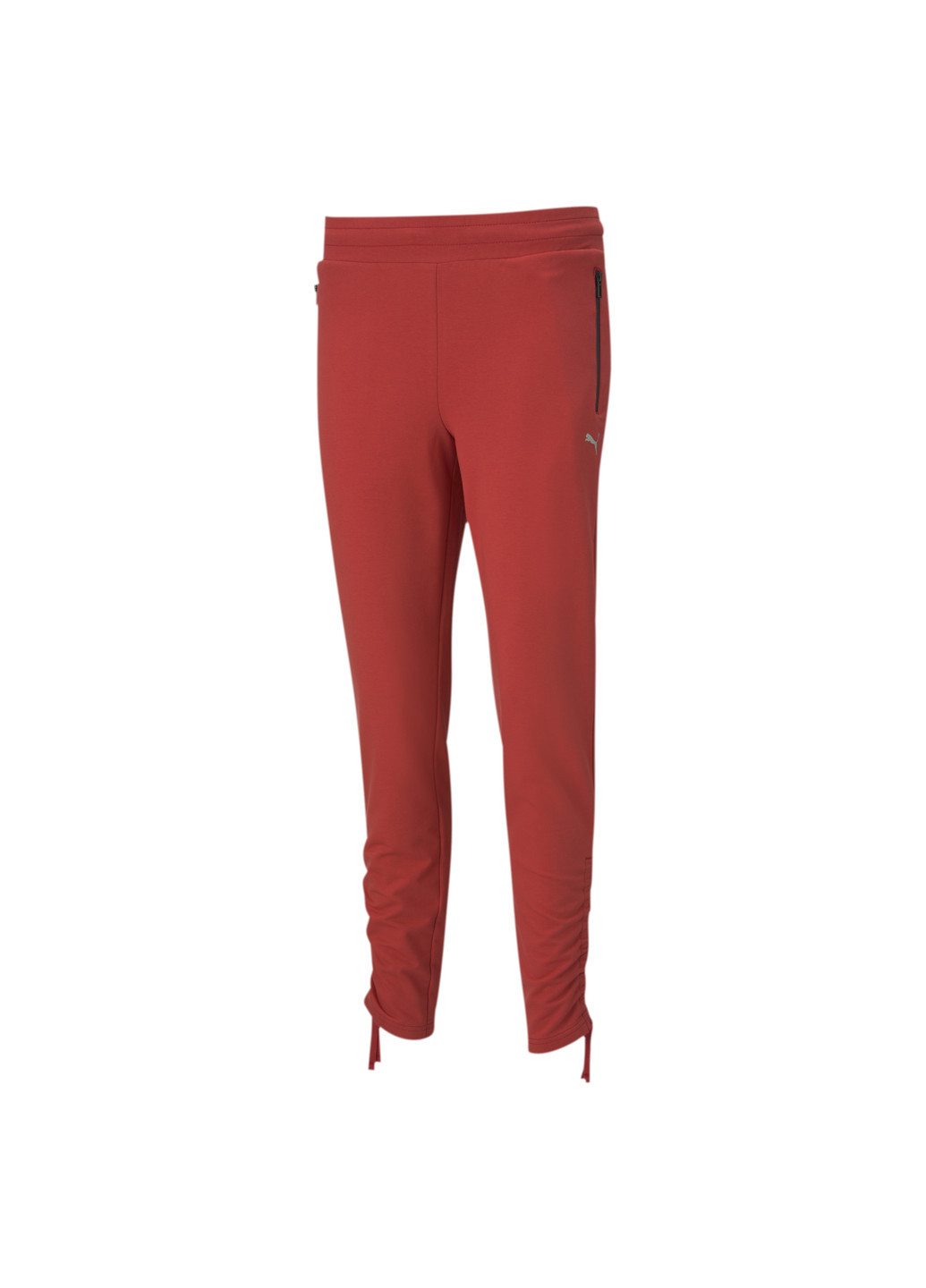 Красные демисезонные штаны scuderia ferrari style women's sweatpants Puma