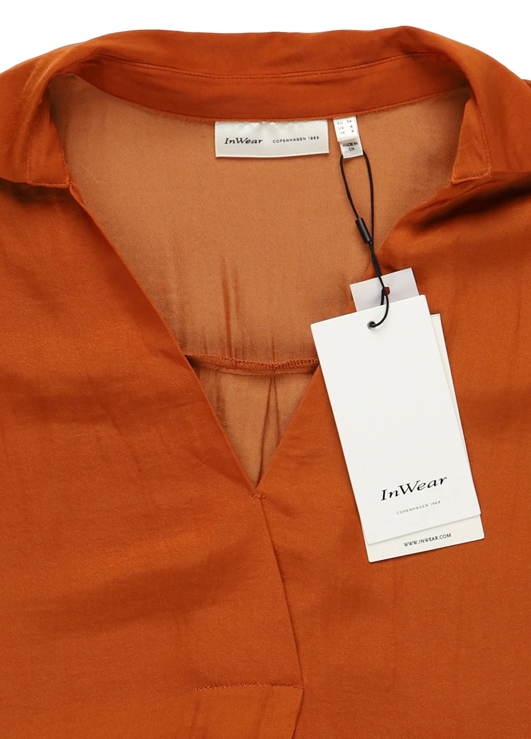 Коричнева блуза InWear