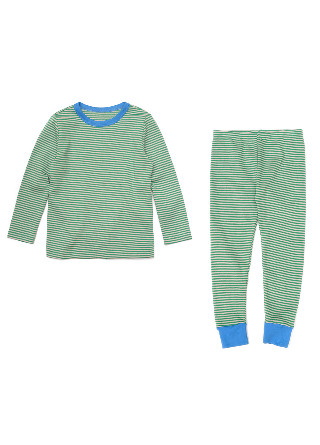 Зеленая всесезон пижама (лонгслив, брюки) лонгслив + брюки ArDoMi