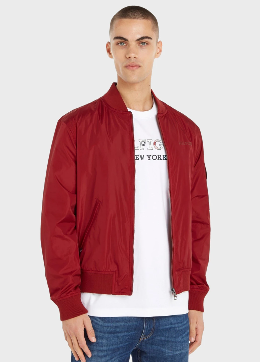 Бомбер Tommy Hilfiger на молнии (327539355)