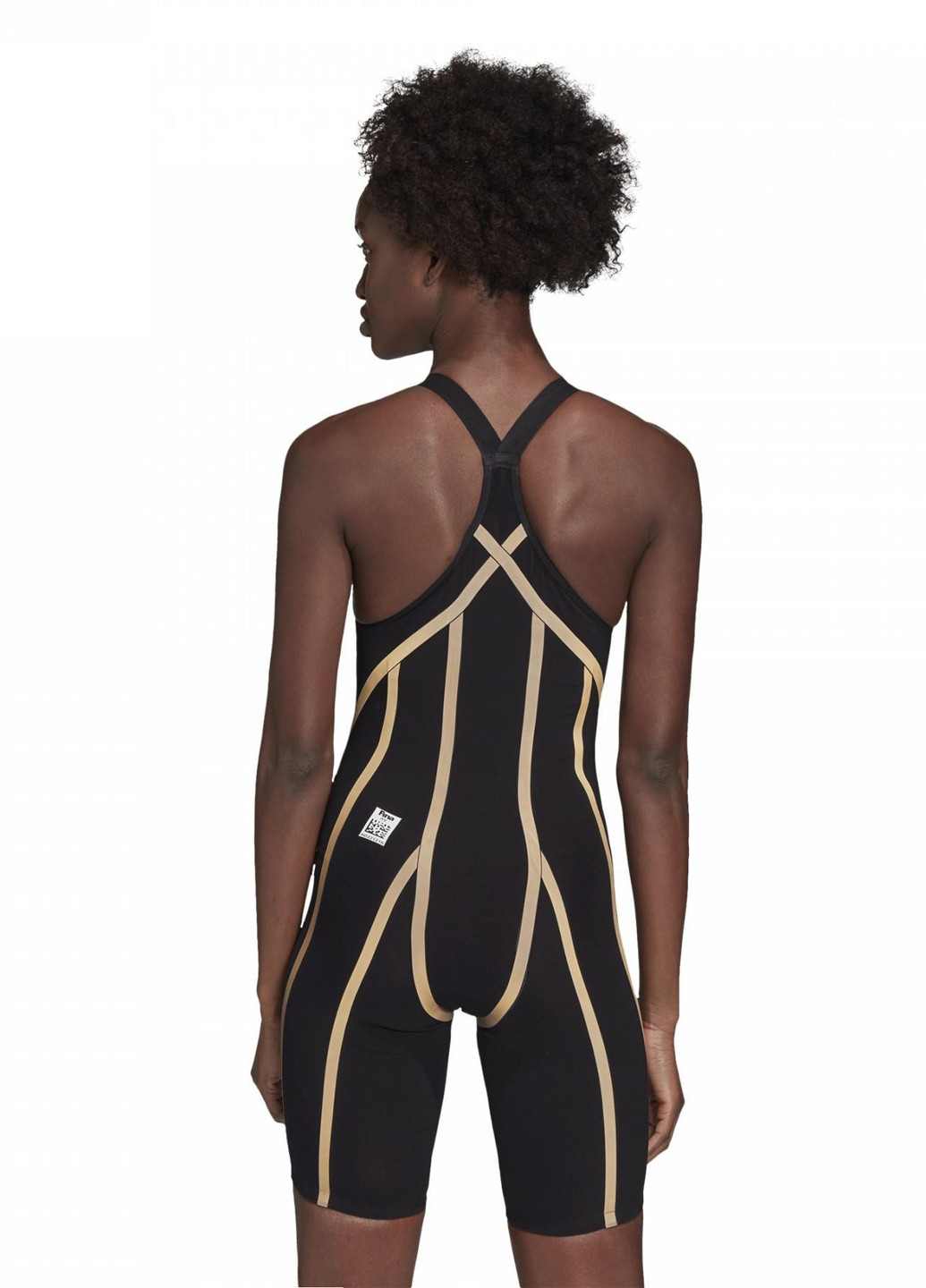 Чорний демісезонний купальник суцільний adidas