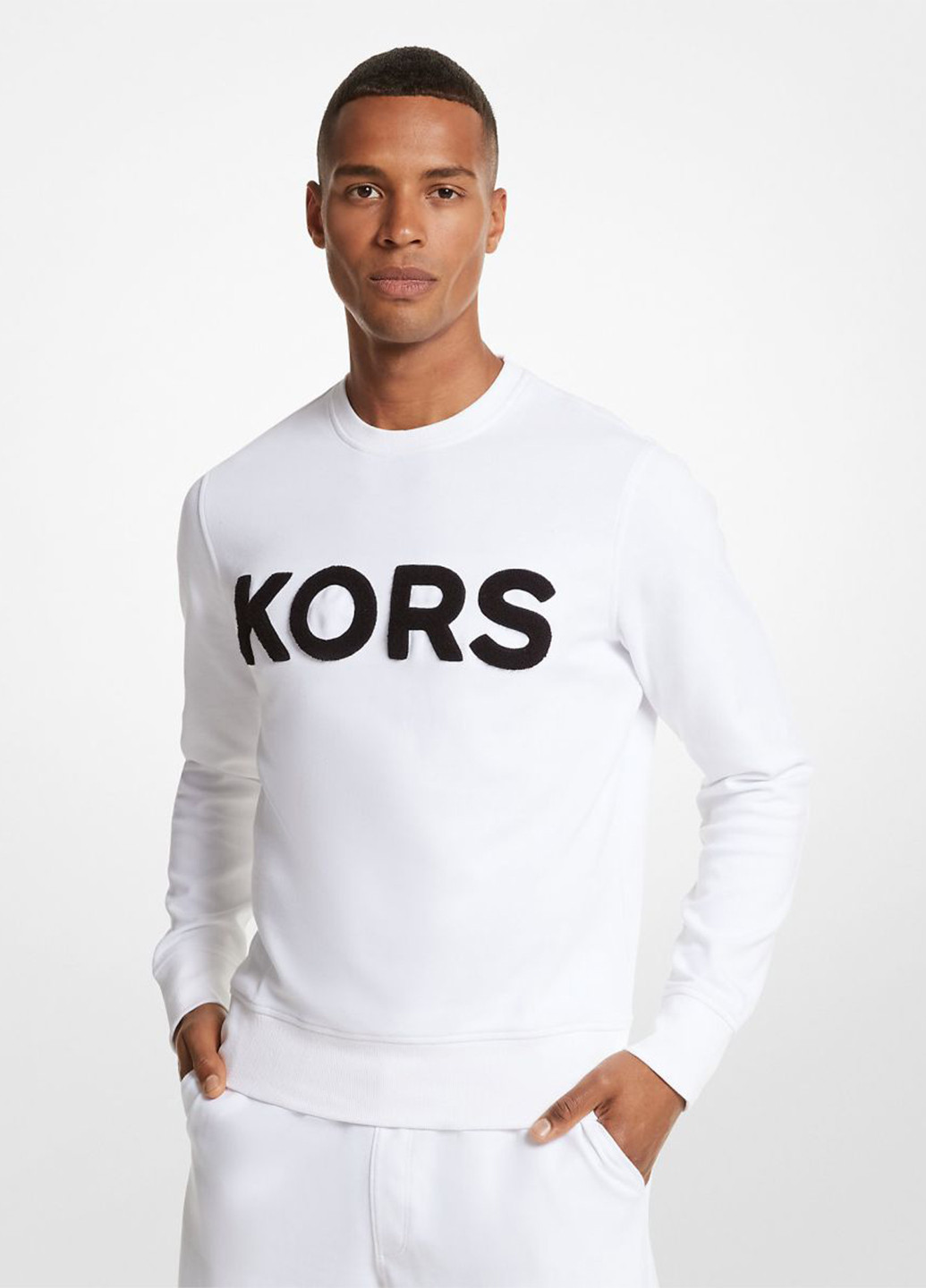 Белый свитшот Michael Kors логотип вышивка (272806774)