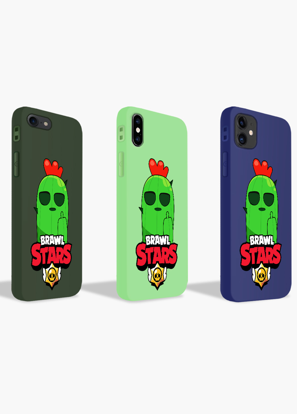 Чохол силіконовий Apple Iphone Xr Спайк Бравл Старс (Spike Brawl Stars) (8225-1013) MobiPrint (219284313)