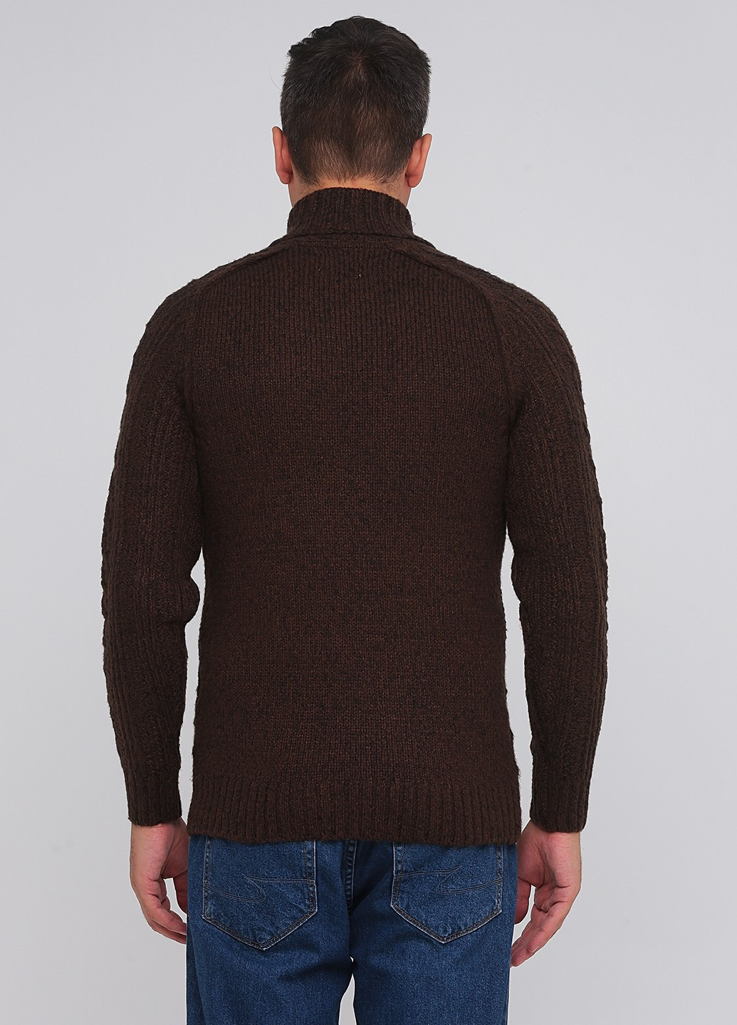 Темно-коричневий демісезонний светр C&A