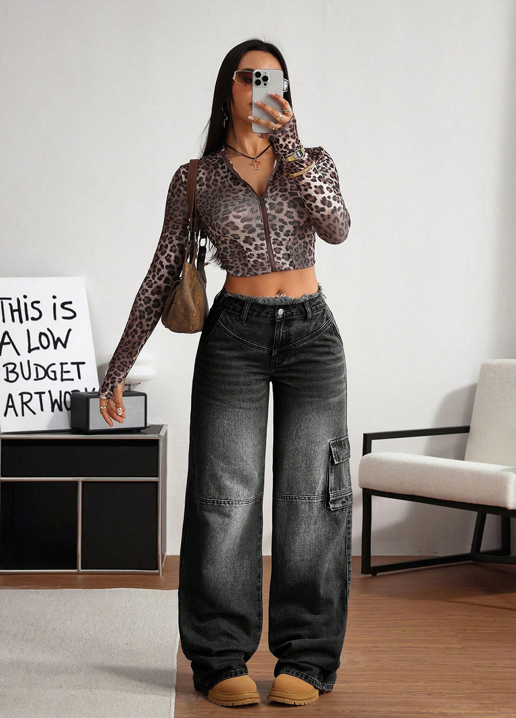 Джинси SHEIN - (343316237)