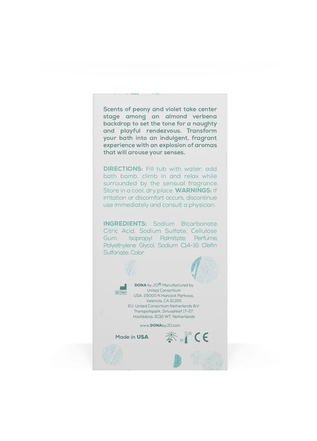 Набір бомб для ванни Dona Bath Bomb Naughty Sinful Spring (140 гр) System JO (252431375)
